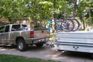 bike pop up camper